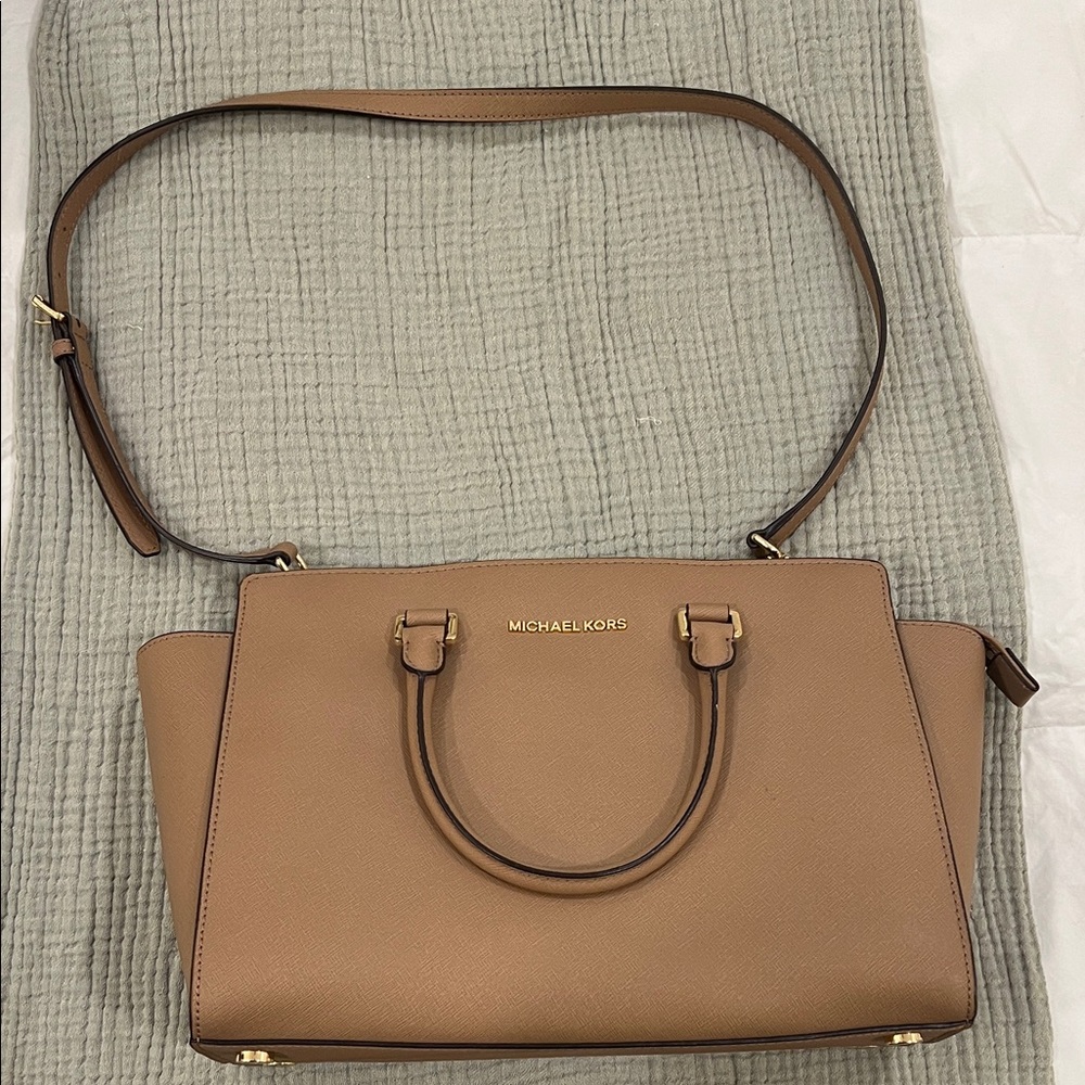 Michael Kors Brown Satchel Bag